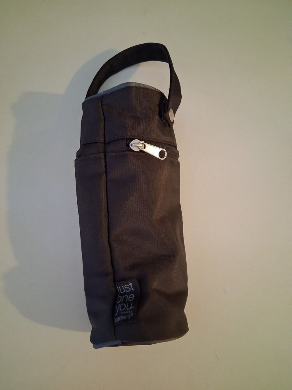 Carter's Baby Bottle Holder Bag Black Travel Accessory